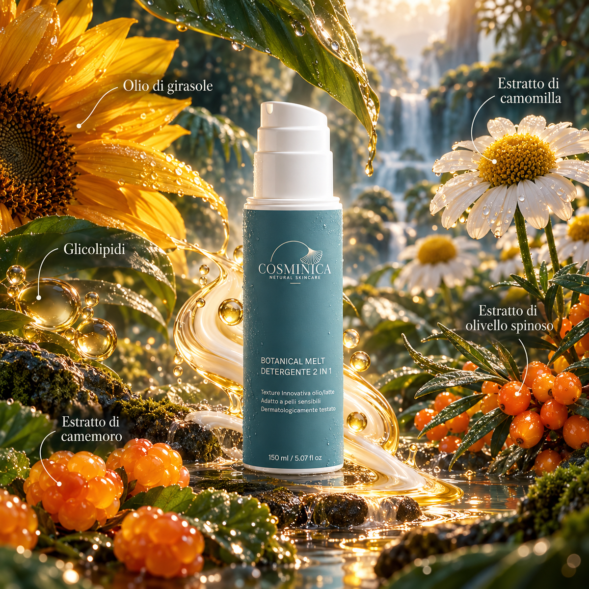 Botanical Melt - Olio-Latte detergente