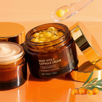 KORÈA™ - Crema Viso con Capsule di Vitamina C